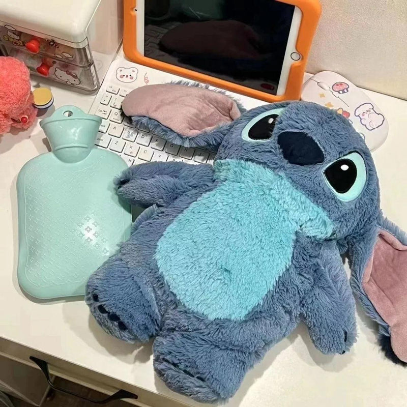 Stitch com bolsa de água quente